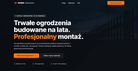 Maniek-Ogrodzenia Złoczew