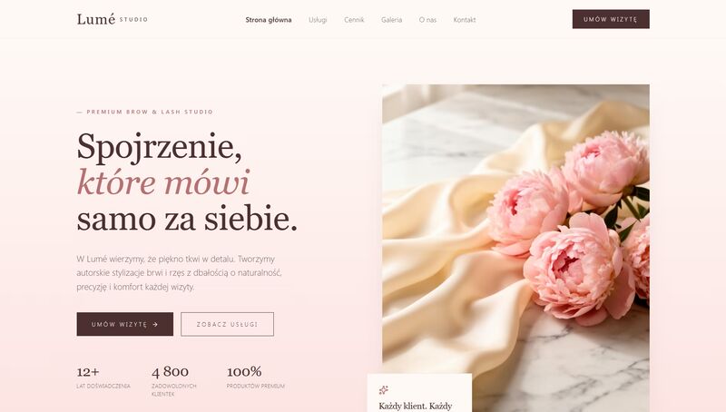 Lumé Studio - Brwi i rzęsy