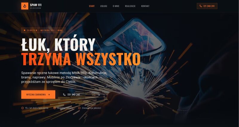 SPAW·111 Złoczew - Spawalnictwo metodą nr. 111 - MMA